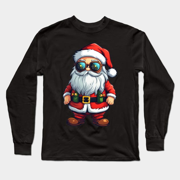 Santa Claus Long Sleeve T-Shirt by MZeeDesigns